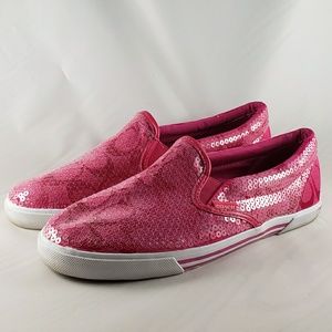 Coach Sequin Slip-Ons
